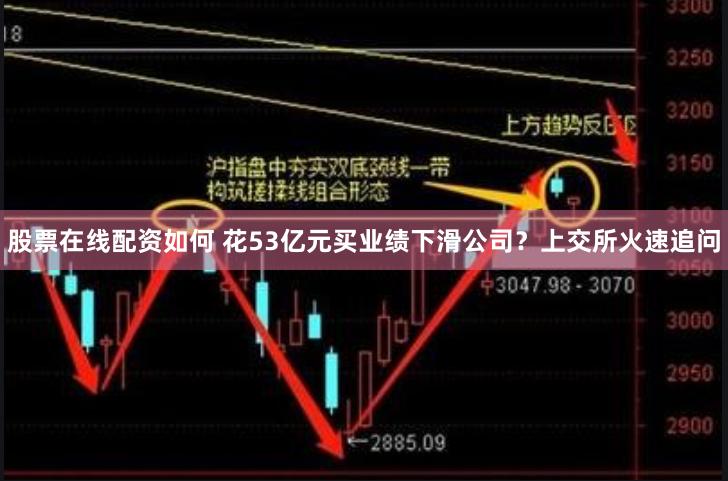 股票在线配资如何 花53亿元买业绩下滑公司？上交所火速追问