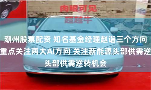 潮州股票配资 知名基金经理赵诣三个方向加仓：重点关注两大AI方向 关注新能源头部供需逆转机会